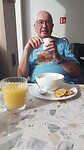 Ontbijt in de business class lounge