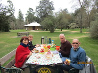Picknicken in Botanic Garden