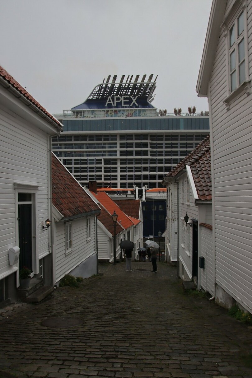 Uitzicht op de varende flat