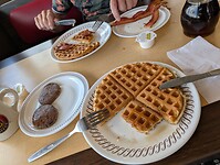 Ontbijt bij Waffle House