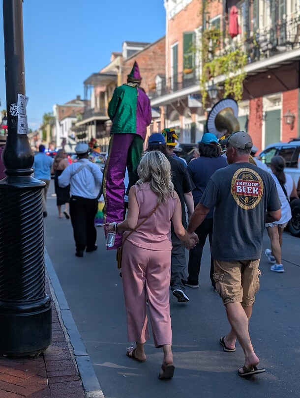 Optocht Bourbon Street