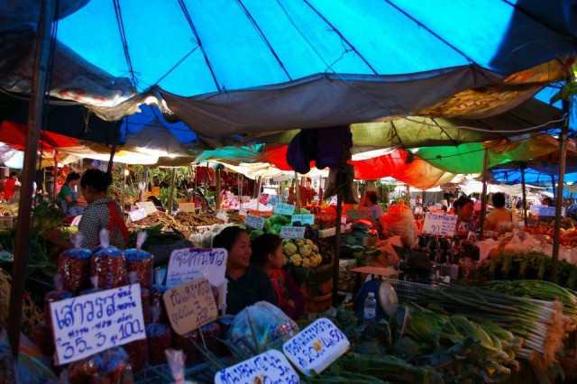 Marktje onderweg