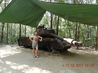 De veroverde amerikaanse tank.