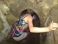 Gebukt door de tunnels 😉