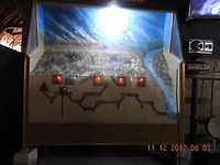 Maquette van de tunnels.
