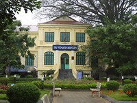 In de straten van Hanoi.