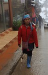 Bergvolkeren met souveniers in SaPa