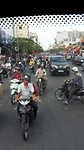 Hectische verkeer in Ho Chi Minh