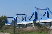 Peter,s blauwe brug word geschildert