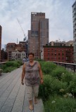 Op de highline, het park opt oude spoor