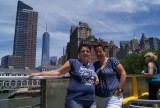 Skyline vanaf de watertaxi