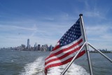 En overal de Amerikaanse vlag