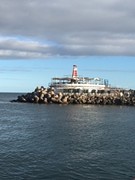 Vuurtoren bij de haven van Puerto de Mogan