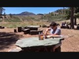 Picknicken in de bergen