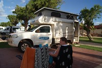 Campingplekje op Coral Bay csmpground