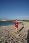 Niet druk op het strand