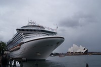 Erg groot cruise schip!