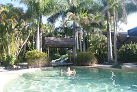 Heerlijk zwembad bij het Holliday resort.