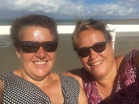 Aan het strand!