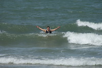 In de golven!