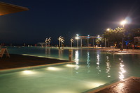 Pool by night!