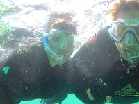 Charmant snorkel paartje