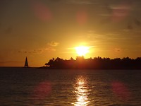Zonsondergang op Key west