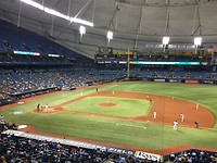 Baseball kijken: NY Yankees tegende TampaBay rays
