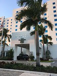 Hilton hotel in Noord Miami, de laatste in de rij van hotels.