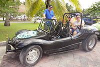Met de buggy het eiland rond