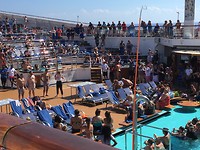 Volop leven op de boot