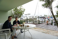 Ontbijt op eigen terras in Clearwater