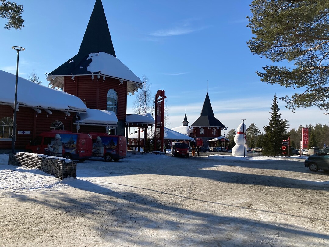 Kerstman dorp