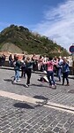 Spontaan dansje op straat