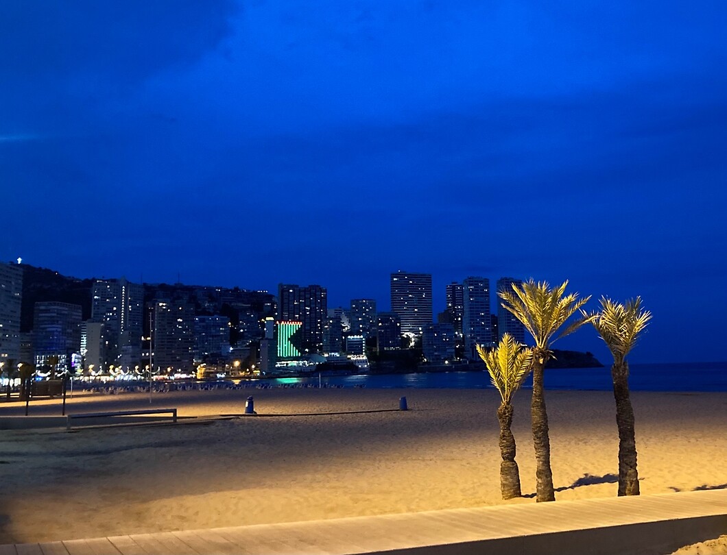 Benidorm by night