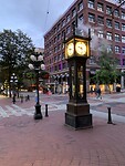 De beroemde stoomklok in Gastown