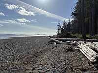 Strand bij Parksville