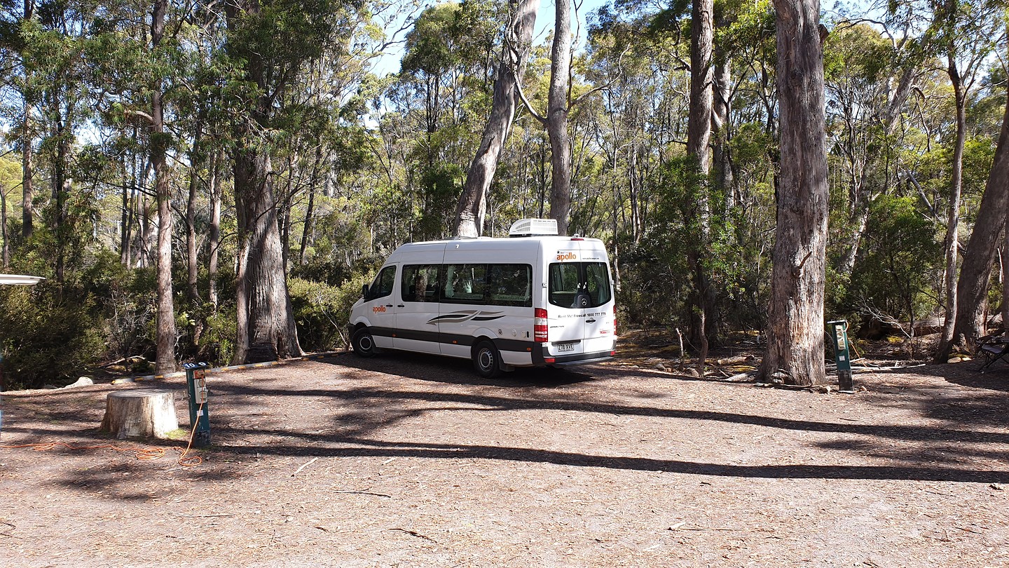Campsite lake st Clair