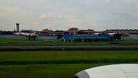 Geland op Jakarta airport