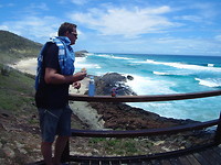 Uitzicht noorden Fraser Island