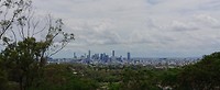 Uitzicht op Brisbane van Mt Coot-Tha