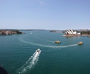 Opera House vanaf Harbour Bridge