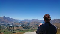 Uitzicht vanaf Coronet Peak