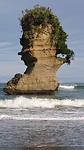 Een apostel op Punakaiki Beach