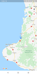 Mount Taranaki ligt midden op de uitstulping