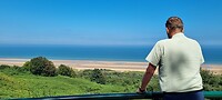 Zicht op Omaha Beach