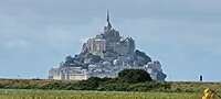 Zicht op le Mont Saint Michel