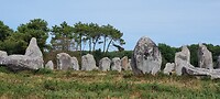 Menhirs op een rij