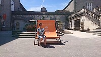 Voor het kasteel van Baron Otard