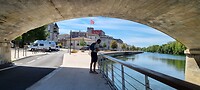 Rivier la Charente in Cognac